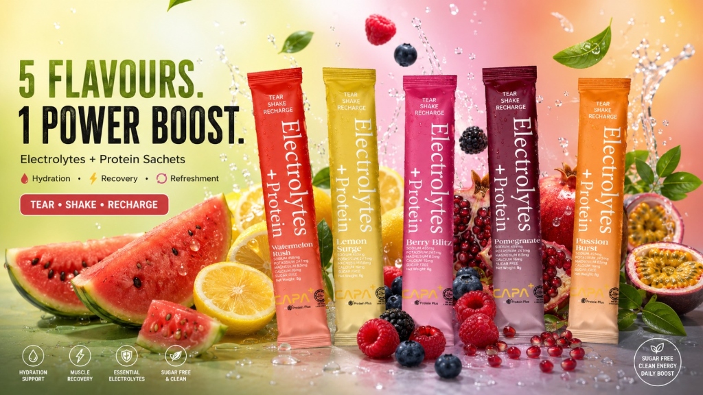 CAPA+ 5 Flavours Electrolytes Sachets